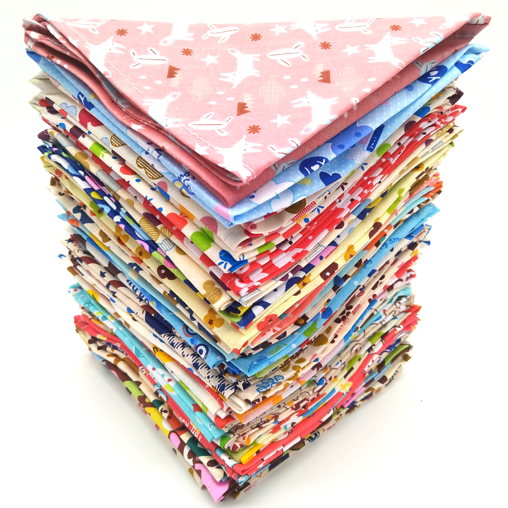 Dog Bandana Scarf - S/M/L/XL 10PCS Dog Bandana Cotton Dog