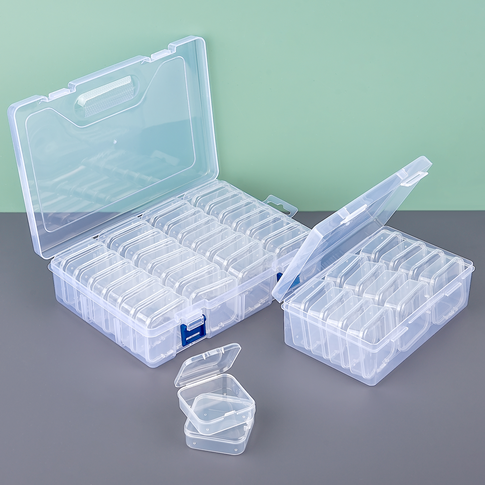 Pet Supplies Stores - PP Storage Box Mini Transparent Plastic