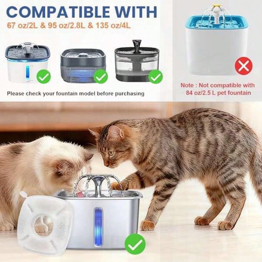 16 Pack Cat Water Fountain Rep - Cat Water Fountain Filter incelemesi ve fiyatı
