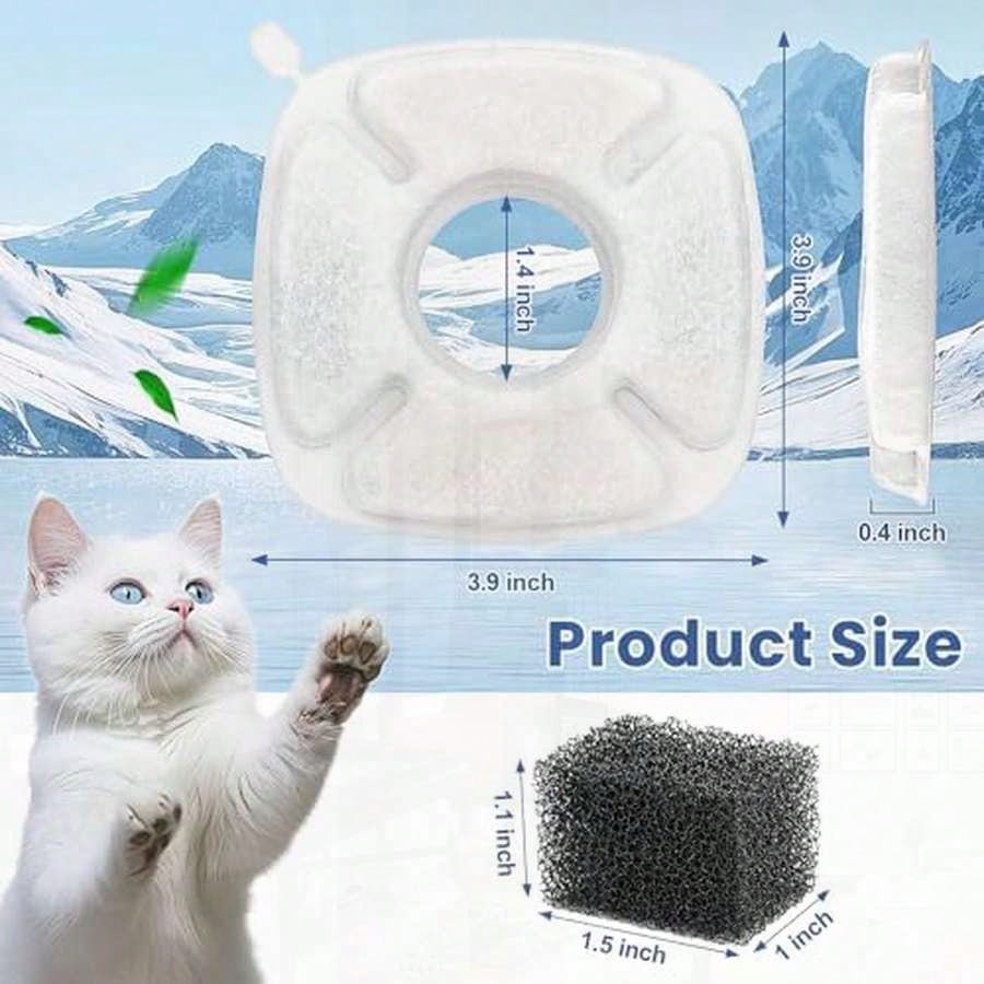 16 Pack Cat Water Fountain Rep - Cat Water Fountain Filter incelemesi ve fiyatı