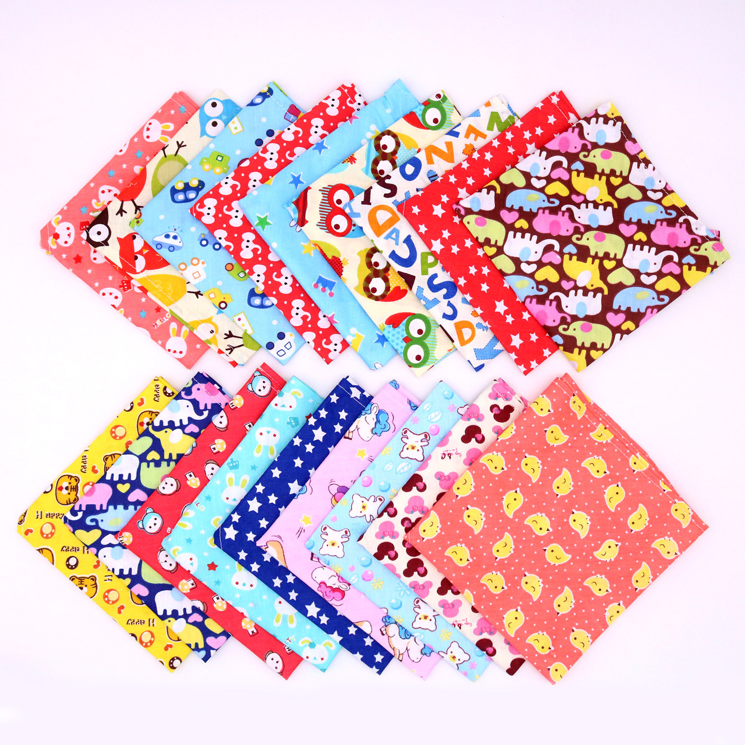 60pcs 100% Cotton Dog Bandanas - Dog Bandana Scarf incelemesi ve fiyatı