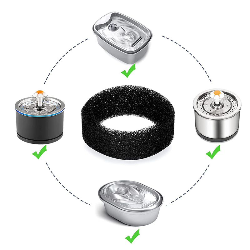 4PCS Pet Fountain Filter Pet W - Cat Water Fountain Filter incelemesi ve fiyatı