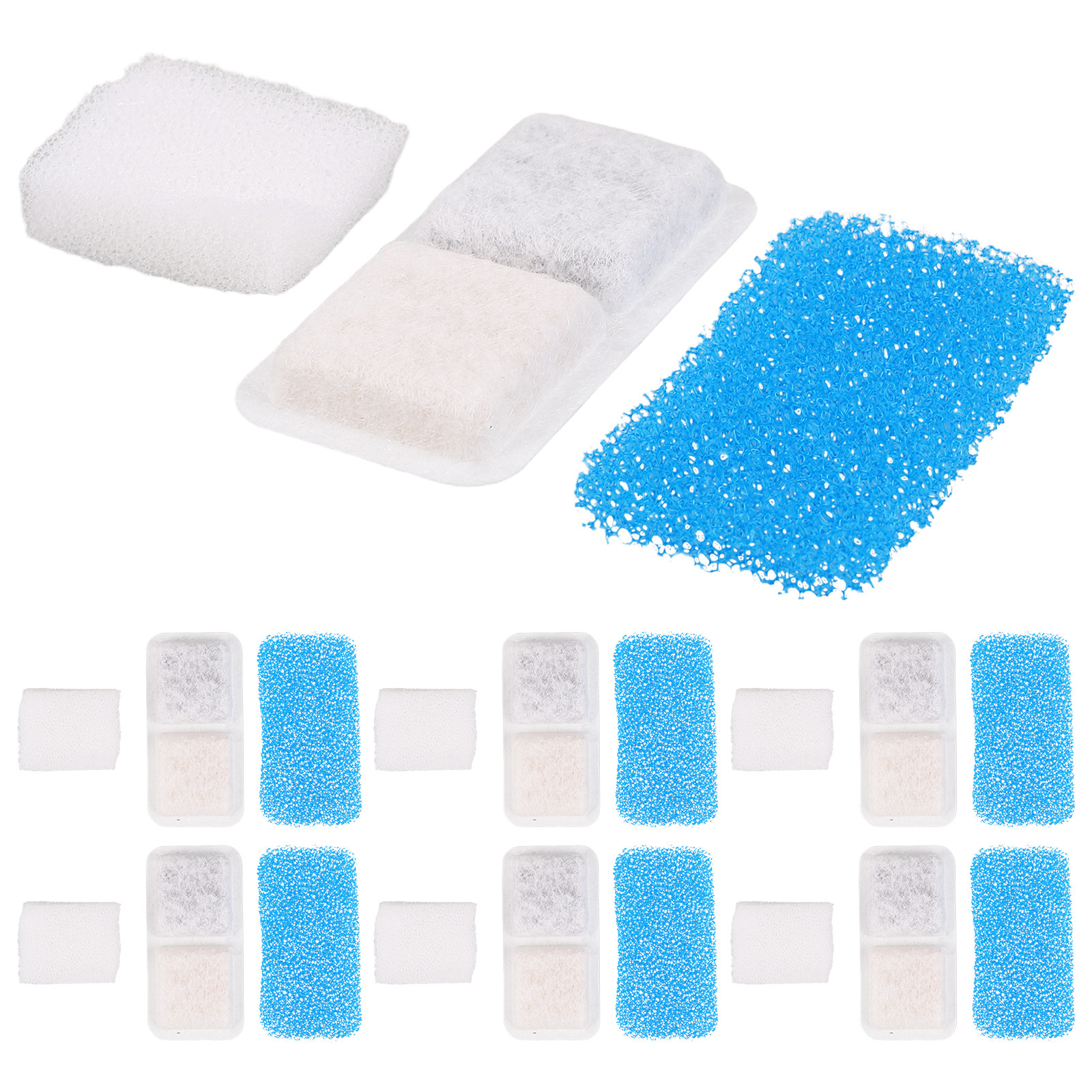 24Pcs Replacement Cat Fountain - Cat Water Fountain Filter incelemesi ve fiyatı