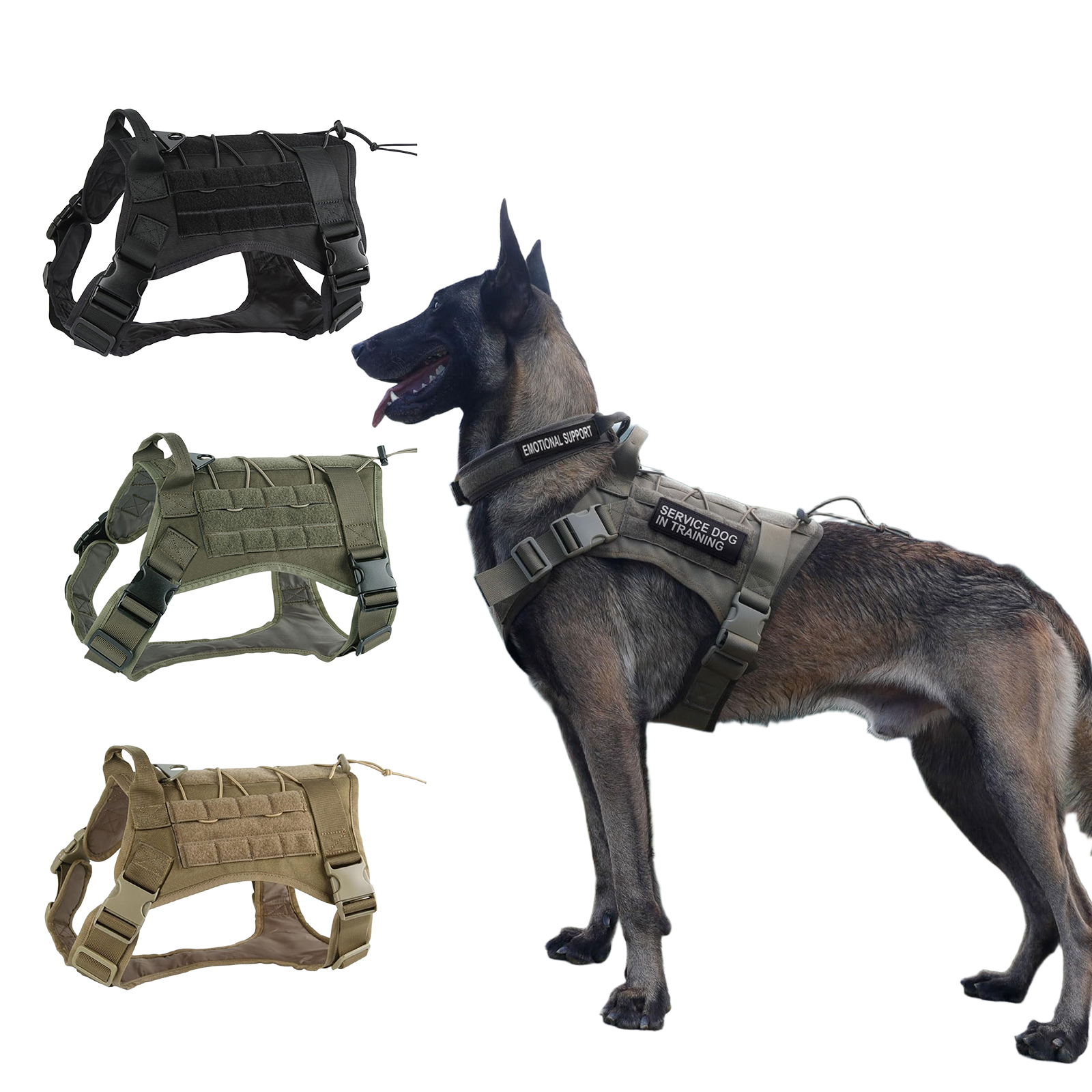 Tactical Dog Harness for Large - No Pull Dog Harness incelemesi ve fiyatı