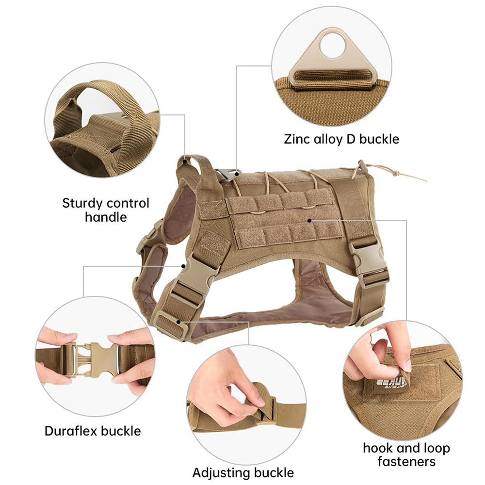 Tactical Dog Harness for Large - No Pull Dog Harness incelemesi ve fiyatı