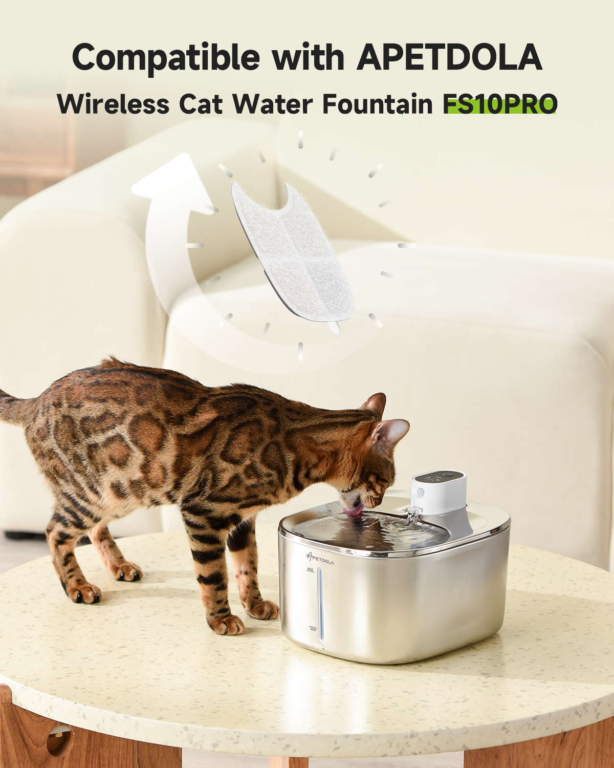 Replacement Filters For APETDO - Cat Water Fountain Filter incelemesi ve fiyatı
