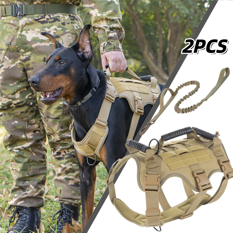 2PCS Tactical Dog Vest Harness - No Pull Dog Harness incelemesi ve fiyatı