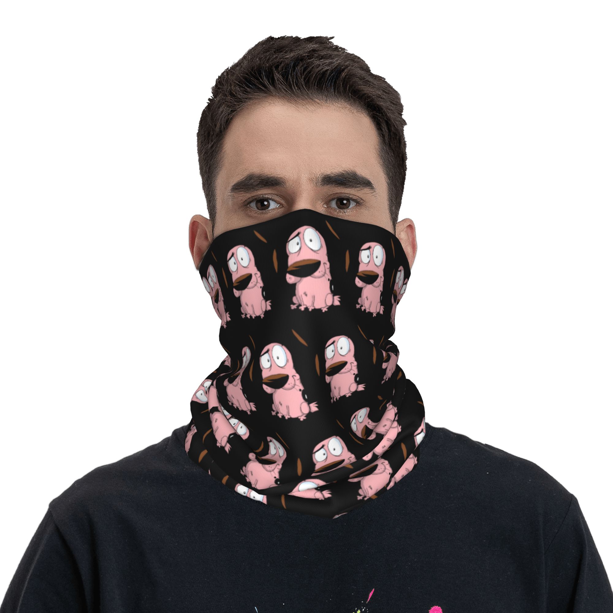 Custom Cartoon Courage Dog Win - Dog Bandana Scarf incelemesi ve fiyatı