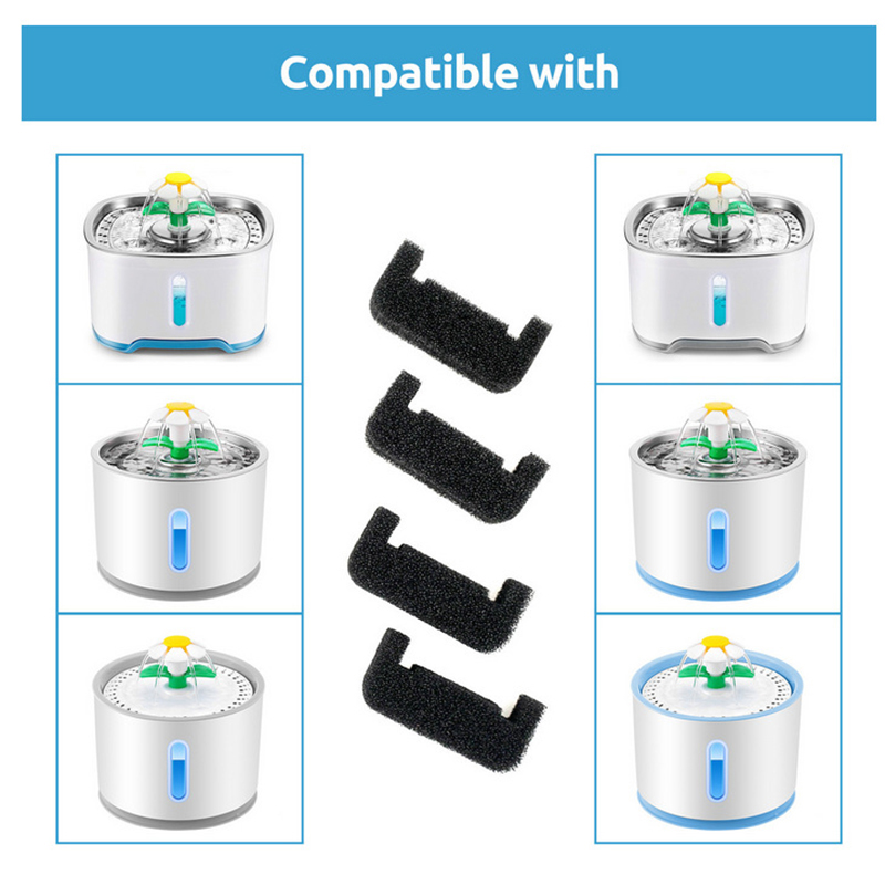 1/4Pc Sponge Filter for Cat Wa - Cat Water Fountain Filter incelemesi ve fiyatı