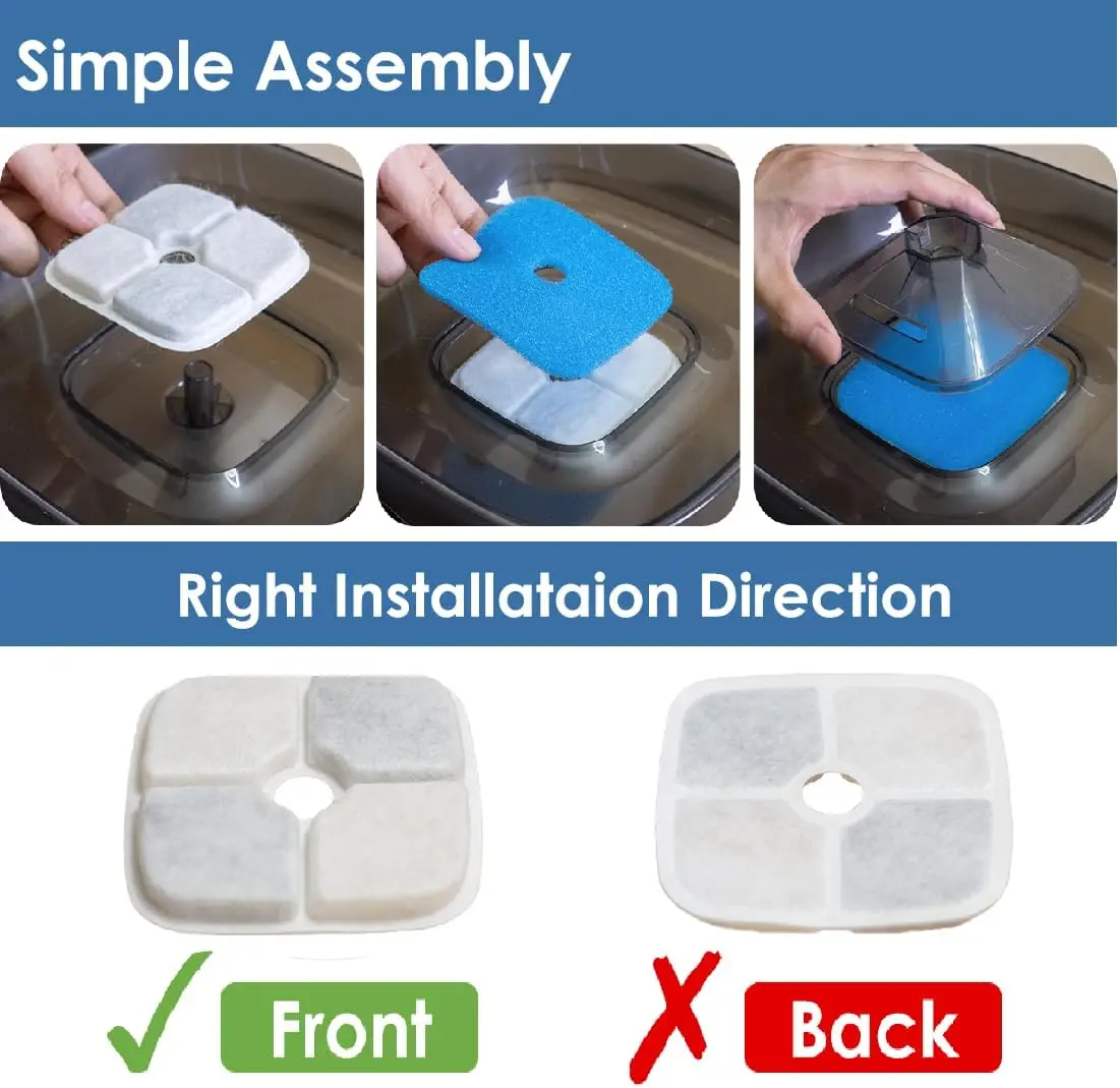 Replacement Filters for 9L 5.5 - Cat Water Fountain Filter incelemesi ve fiyatı