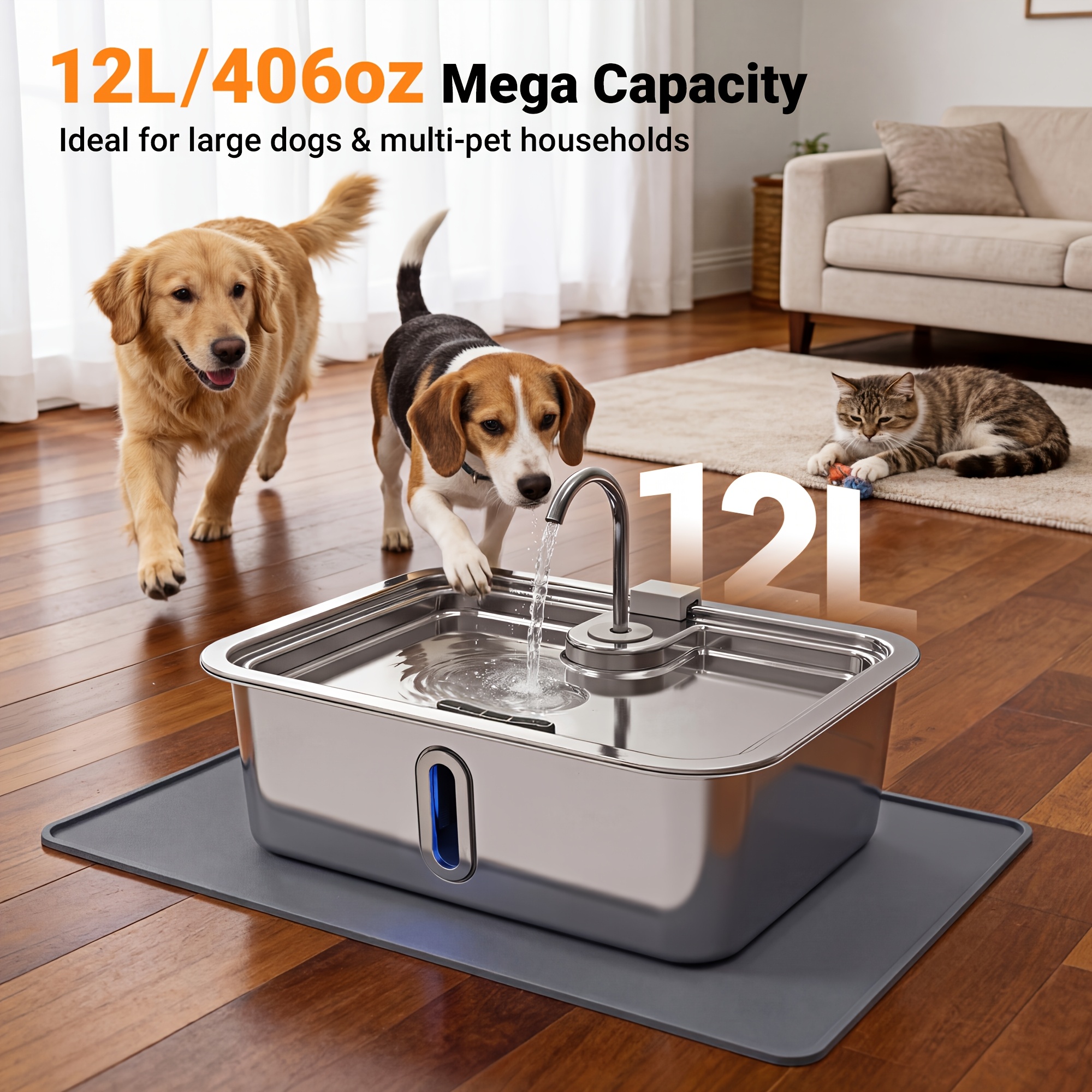 3.17gal/3.96gal/4.76gal Automa - Cat Water Fountain Filter incelemesi ve fiyatı
