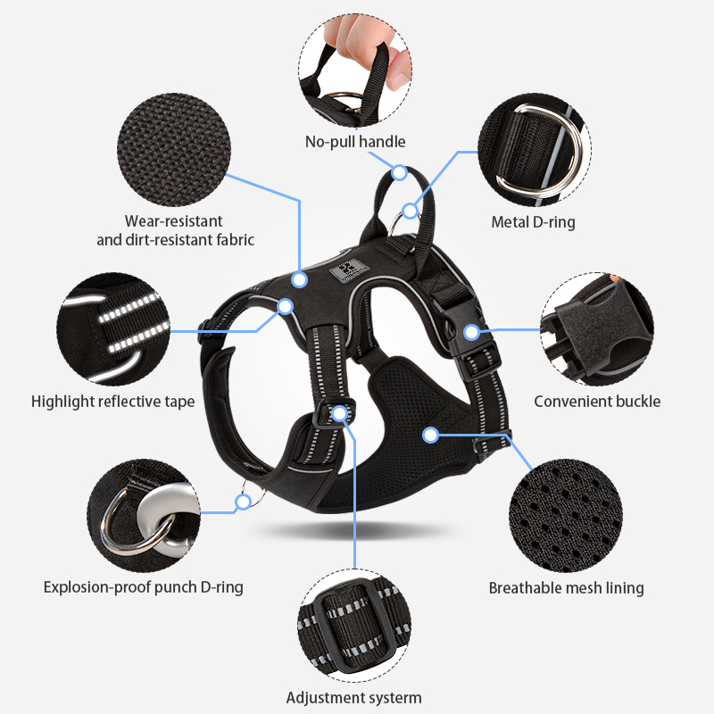 SMALL COMBINATION Dog Harness  - No Pull Dog Harness incelemesi ve fiyatı