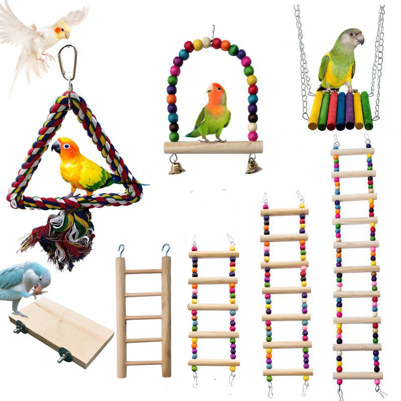 Wooden Bird Toys Small Parrot  - Pet Supplies Ringwood incelemesi ve fiyatı