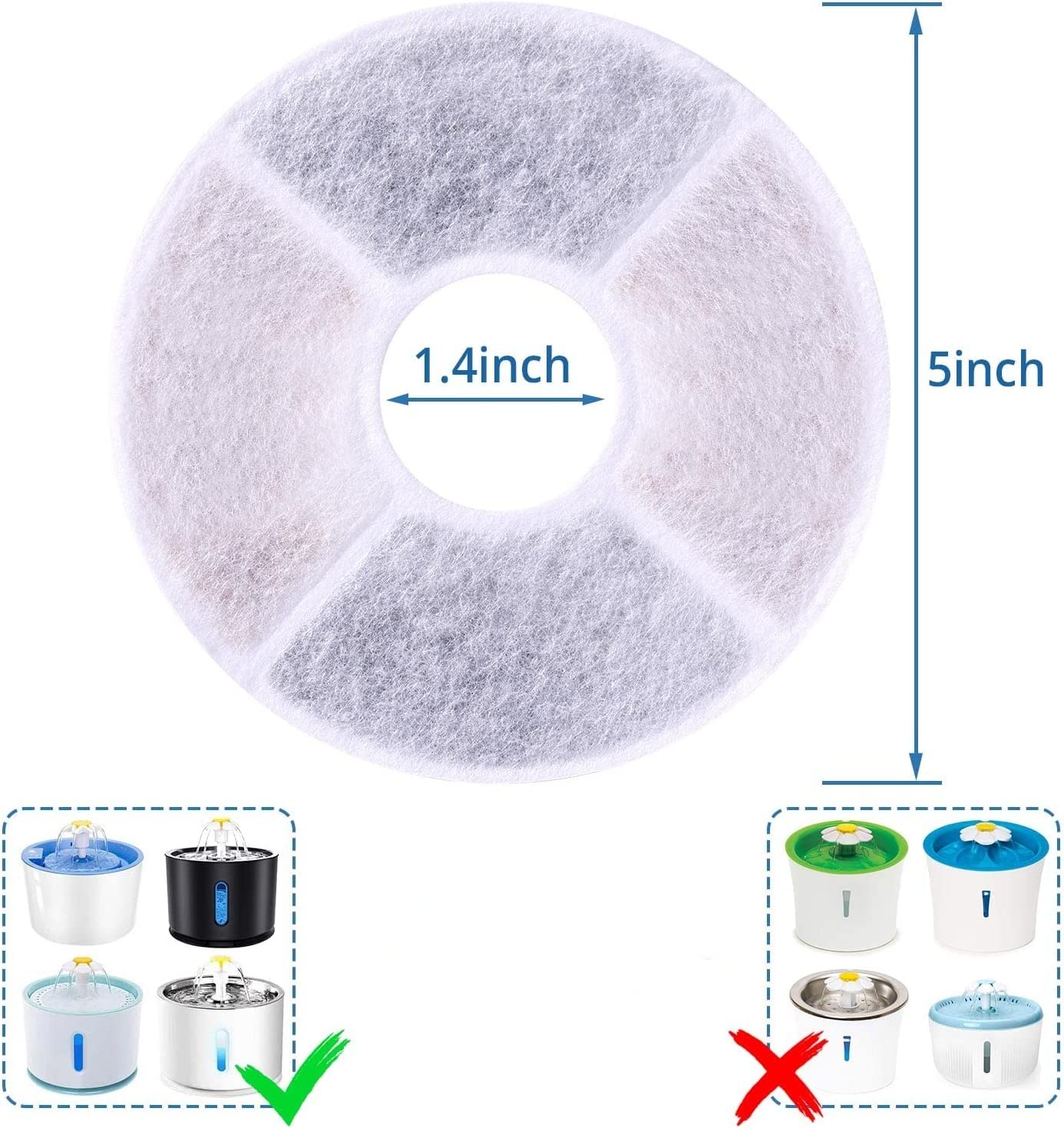 Pet Water Drinking Fountain Fi - Cat Water Fountain Filter incelemesi ve fiyatı