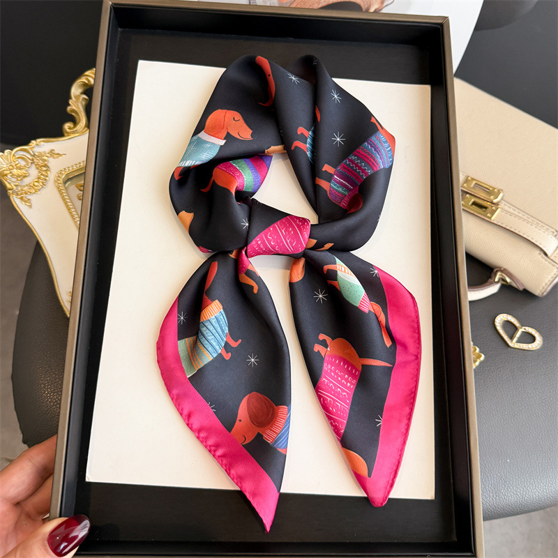Fashion Wiener Dog Print Banda - Dog Bandana Scarf incelemesi ve fiyatı