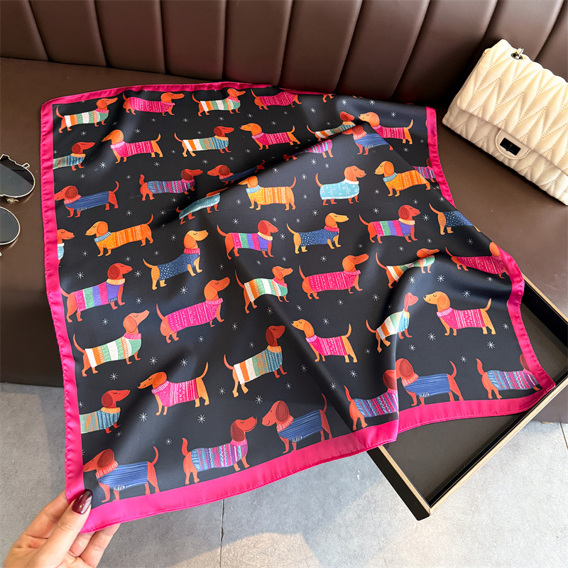 Fashion Wiener Dog Print Banda - Dog Bandana Scarf incelemesi ve fiyatı