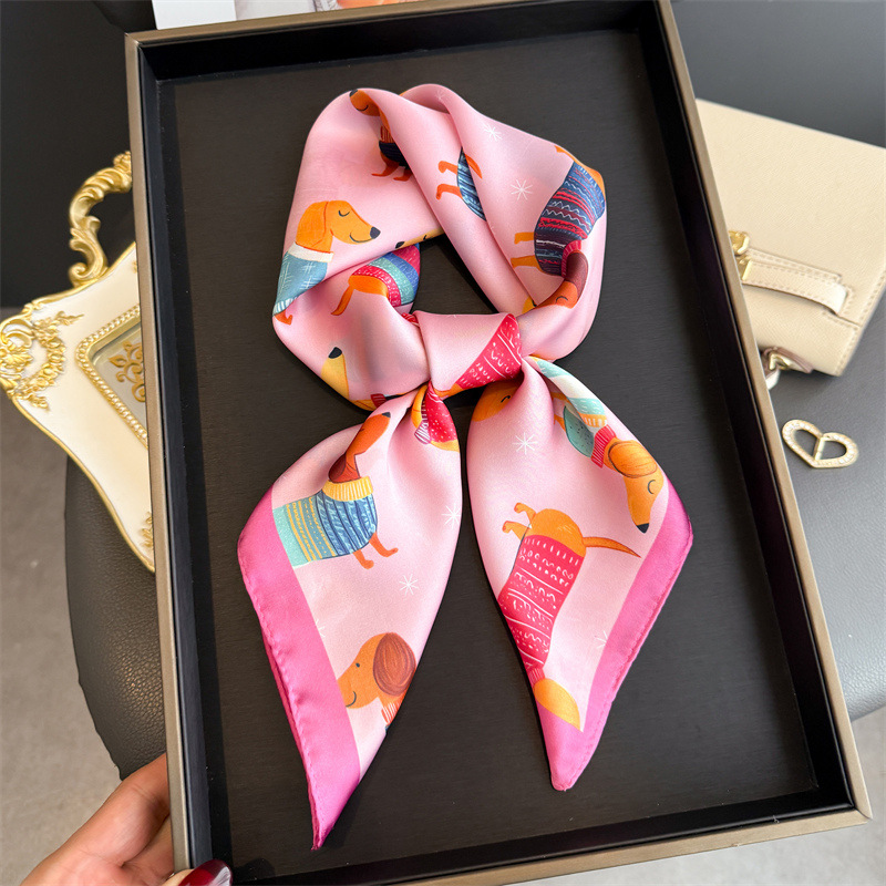 Fashion Wiener Dog Print Banda - Dog Bandana Scarf incelemesi ve fiyatı