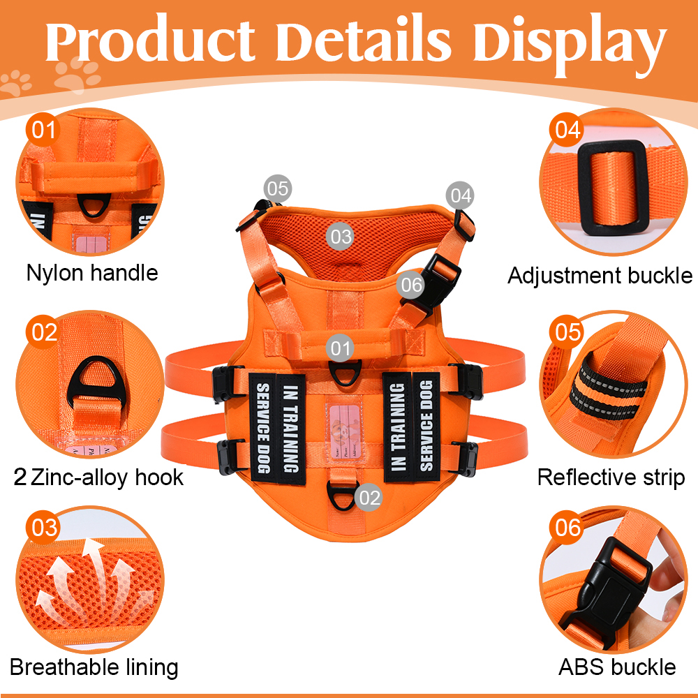 Service Dog Vest No Pull Dog H - No Pull Dog Harness incelemesi ve fiyatı