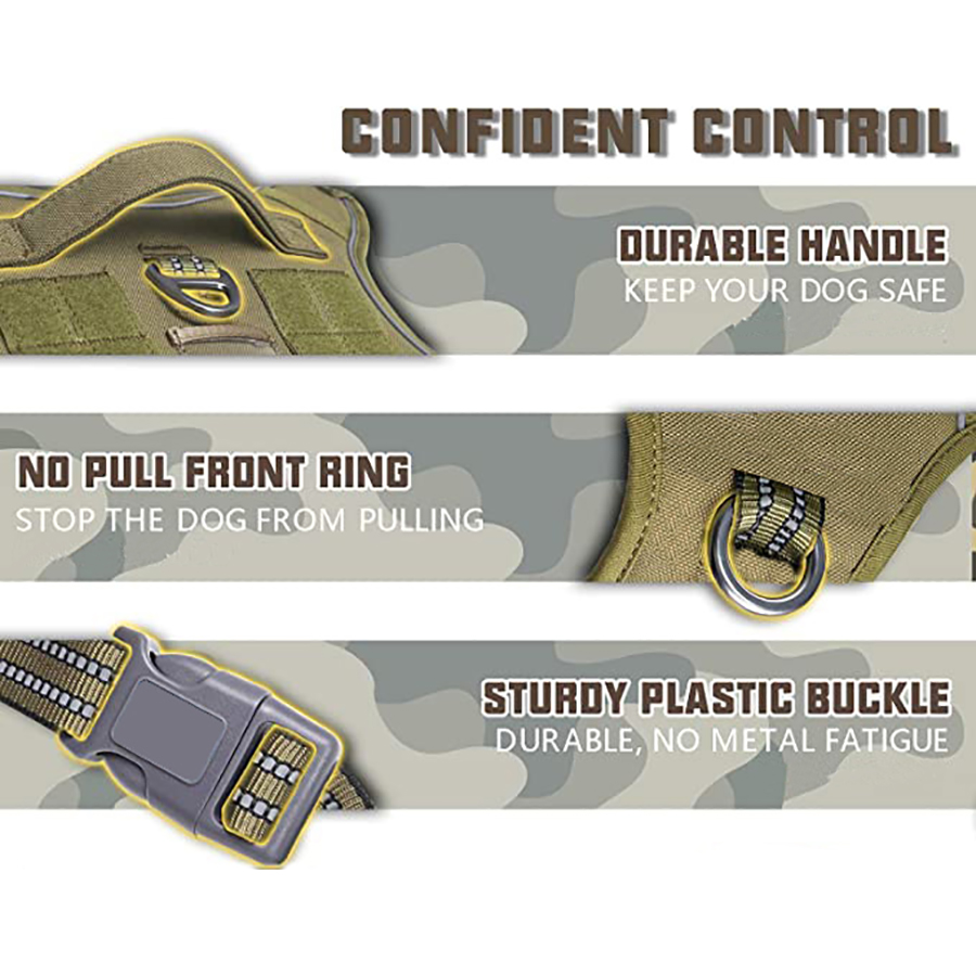 Military Tactical Dog Harness  - No Pull Dog Harness incelemesi ve fiyatı