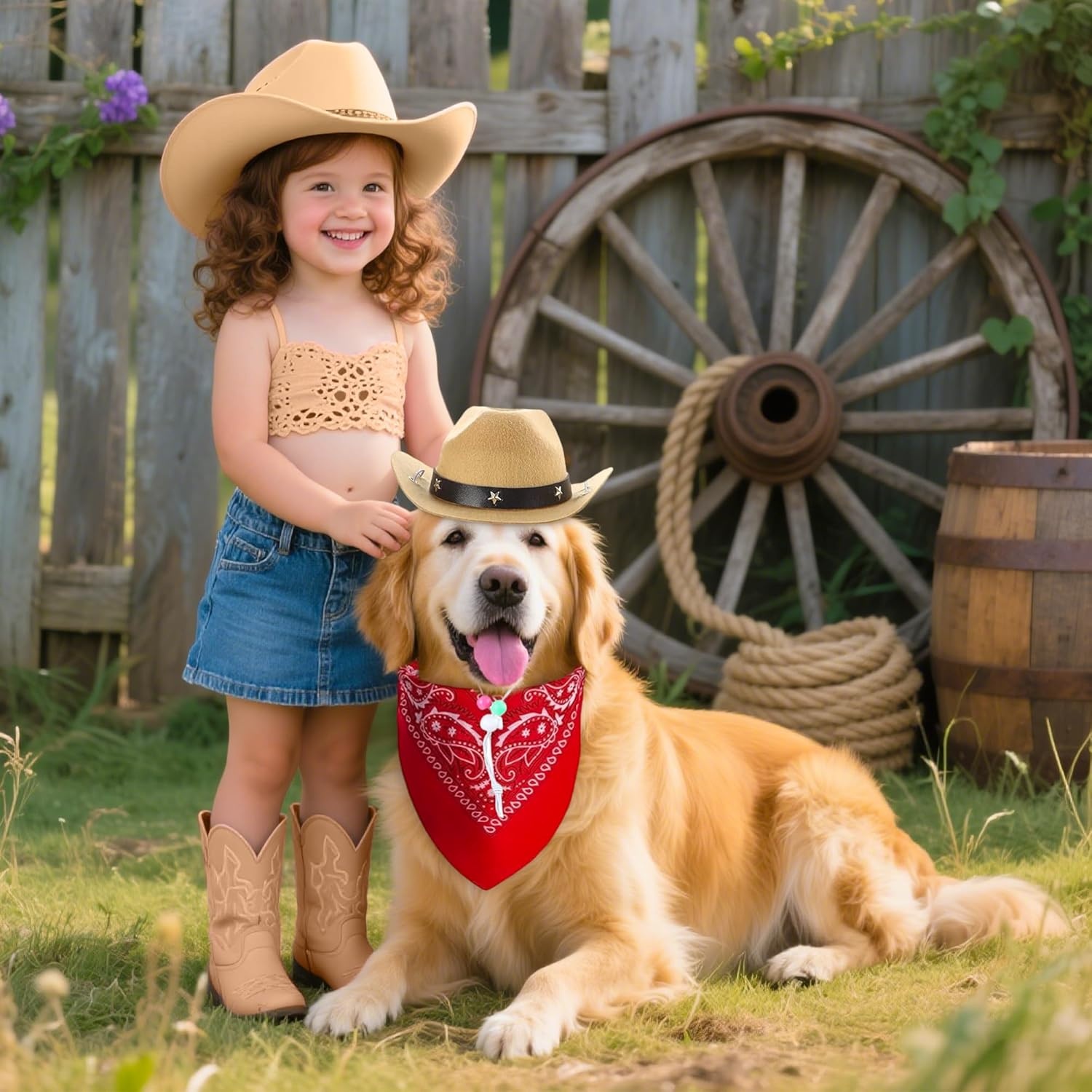 RGT Pet Cowboy Hat Dog Western - Dog Bandana Scarf incelemesi ve fiyatı