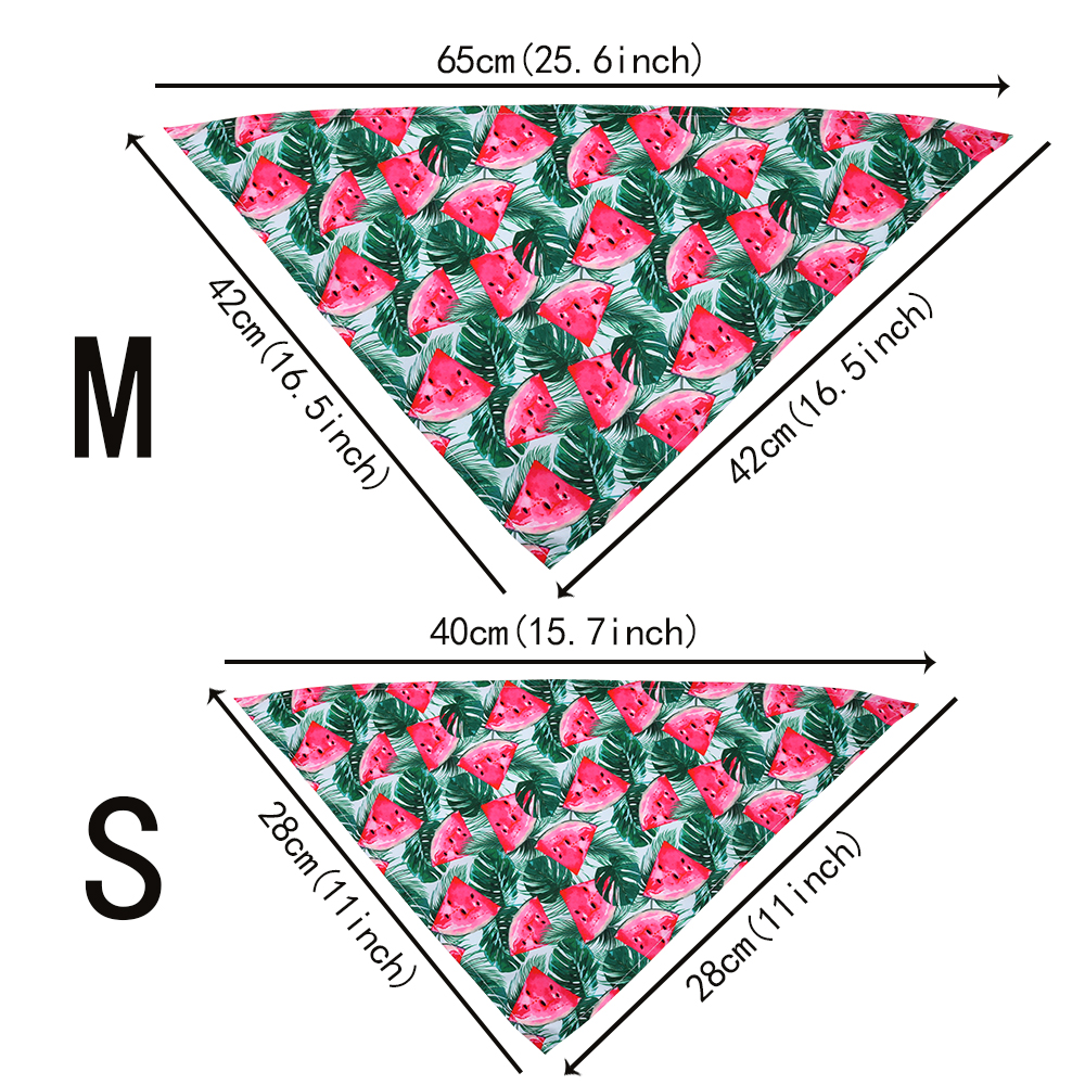 50pcs Dog Bandana Summer Fruit - Dog Bandana Scarf incelemesi ve fiyatı