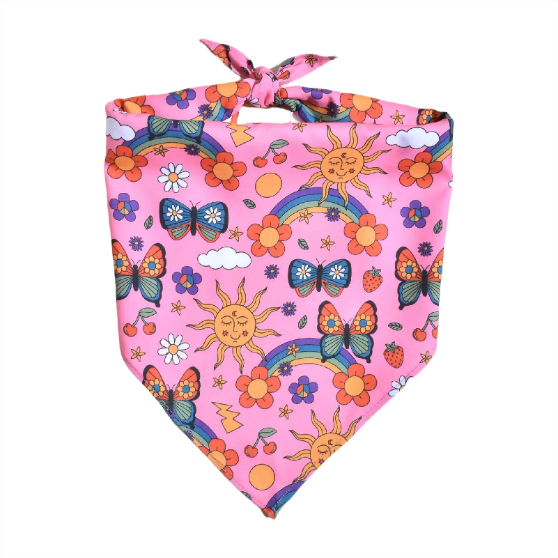 50pcs Floral Dog Bandanas Spri - Dog Bandana Scarf incelemesi ve fiyatı