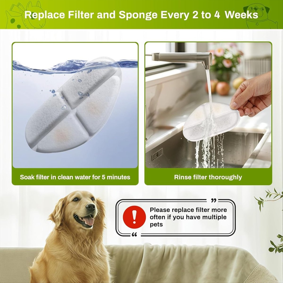 FSLH Filters and Pump Sponges  - Cat Water Fountain Filter incelemesi ve fiyatı